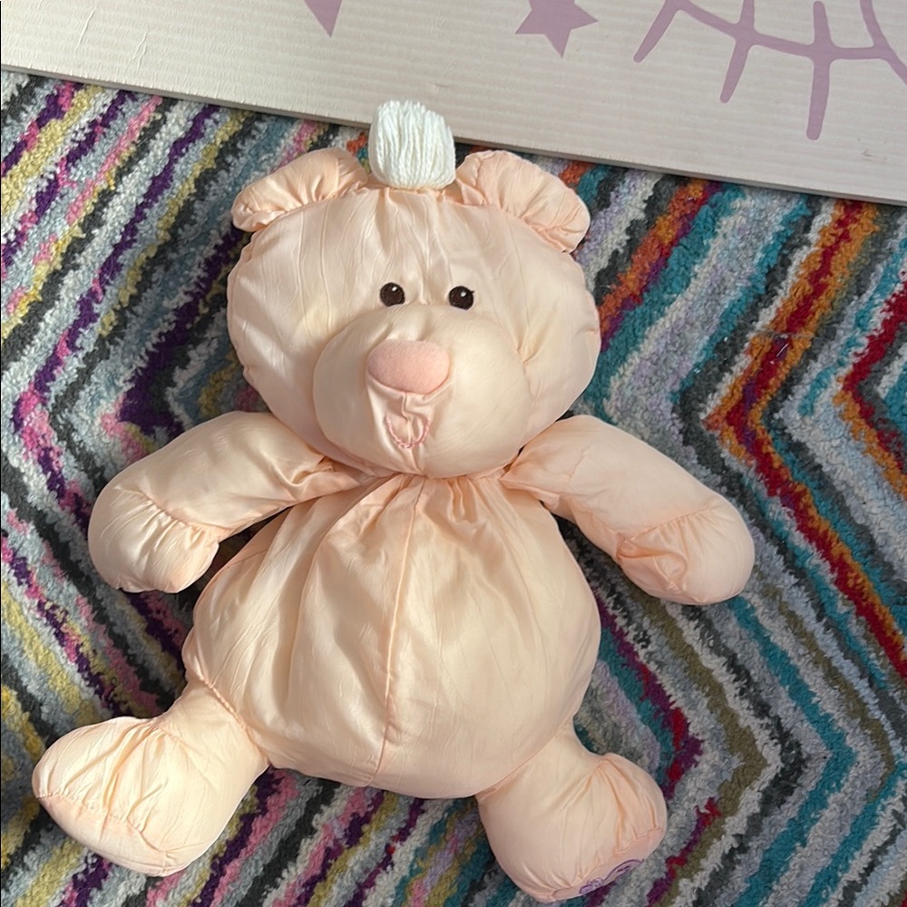 Large bear puffalump plush